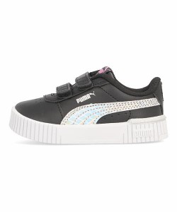 プーマ スニーカー 女の子 キャリーナ2.0マーメイドV CARINA 2.0 MERMAID V INFANT PUMA 389745 ブラック/L/シルバー