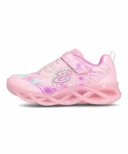 スケッチャーズ 光る靴 スニーカー 女の子 Sライツトゥイスティーアイス S LIGHTS-TWISTY ICE SKECHERS 303710L ライトピンク/マルチ