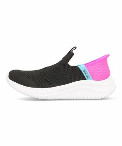 スケッチャーズ SLIP-INS スリッポン 女の子 ウルトラフレックス3.0 ULTRA FLEX 3.0-FRESH TIME SKECHERS 303800L ブラック/ピンク