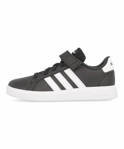 アディダス スニーカー 男の子 グランドコート2.0ELK GRAND COURT 2.0 EL K adidas GW6513 コアブラック/フットウェアホワイト/C