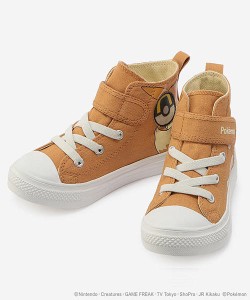 コンバース スニーカー 男の子 チャイルドオールスターポケモン CHILD ALL STAR LIGHT POKEMON V-1 HI converse 37301621 イーブイ