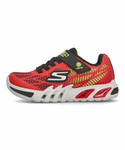 スケッチャーズ スニーカー 男の子 Sライツフレックスグロー S LIGHTS-FLEX-GLOW ELITE-VORLO SKECHERS 400137L レッド/B