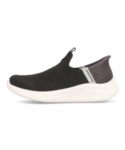 スケッチャーズ スリッポン 男の子 ウルトラフレックス3.0 ULTRA FLEX 3.0-SMOOTH STEP SKECHERS 403844L ブラック/ホワイト