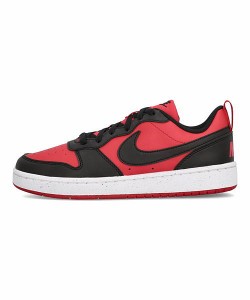 ナイキ スニーカー 男の子 コートバーロウLOWGS COURT BOROUGH LOW RECRAFT GS NIKE DV5456 ユニバーシティレッド/ブラック/ホワイト