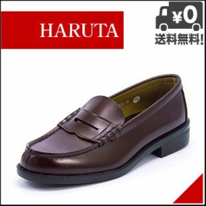 ハルタ ローファー メンズ 6550 HARUTA 茶 ブラウン 幅広3E【バーゲン】