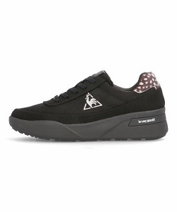 ルコックスポルティフ スニーカー レディース LAセーヴルリフト LA SEVRES LIFT le coq sportif QL3SJC04BB ブラック/ブラック