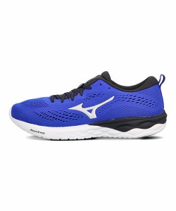 ミズノ ランニングシューズ スニーカー メンズ ウエーブリボルト2 WAVE REVOLT 2 mizuno J1GC2181 ブルー/シルバー/ブラック