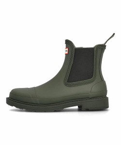 ハンター レインブーツ 長靴 レディース Wコマンドチェルシーブーツ W COMMANDO CHELSEA BOOT HUNTER WFS1018RMA ダークオリーブ