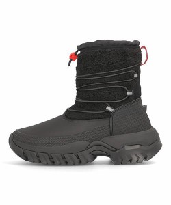 ハンター スノーブーツ レディース ワンダラーショートスノーブーツ W WANDERER SHORT SHERPA SNOW BOOT HUNTER WFS2204HER ブラック