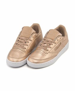 リーボック スニーカー レディース クラブ C 85 LTHR 軽量 CLUB C 85 LTHR Reebok BS7899 ピーチ/W