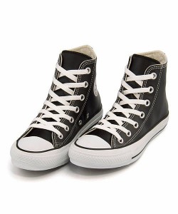 コンバース ハイカット スニーカー レディース レザーオールスターHI LEA ALL STAR HI converse 1B908 ブラック