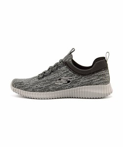 スケッチャーズ ローカット スニーカー メンズ エリートフレックスハートネル ELITE FLEX- HARTNELL SKECHERS 52642 グレー/ブラック