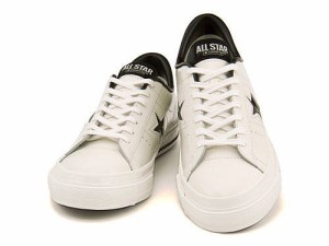 コンバース ローカット スニーカー メンズ ワンスターJ ONE STAR J converse 32346510 ホワイト/ブラック