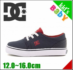 ディーシーシュー 女の子 男の子 キッズ ベビー 子供靴 スニーカー トドラーズ トレース スリップ DC SHOE ADTS300013 ブルー/レッド