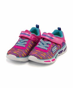 スケッチャーズ スニーカー 女の子 キッズ ベビー 子供靴 S LIGHTS-LITEBEAMS-COLORBURST SKECHERS 10767N ネオンピンク/マルチ