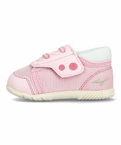 ミズノ ベビーシューズ スニーカー 女の子 プレモアベイビー PLAMORE BABY mizuno C1GD2131 ベビーピンク