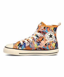 コンバース スニーカー 女の子 チャイルドオールスターNHI CHILD ALL STAR N SPACE JAM PT Z HI converse 3SC675 オレンジ