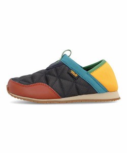 テバ スリッポン スニーカー 女の子 Kリエンバーモック K RE EMBER MOC Teva 1123450C ブルー/ブラウンマルチ