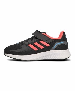 アディダス スニーカー 女の子 コアファイトELK CORE FAITO EL K adidas GX3528 コアブラック/アシッドレッド/スカイラッシュ