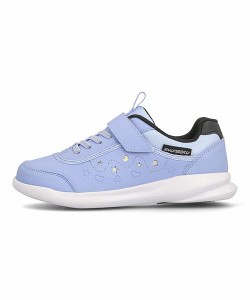 シュンソク ランニングシューズ スニーカー 女の子 瞬足 LJ-727 サックス