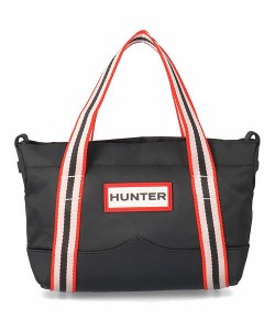 ハンター トートバッグ メンズ ナイロントートミニ NYLON TOPCLIP TOTE MINI HUNTER UBS1203KBM B/レッドストライプ