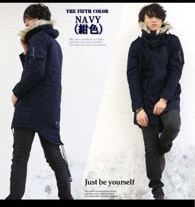 髪型 無料印刷可能モッズコート ネイビー メンズ