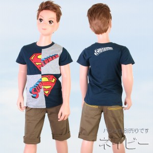 【あす着】(パケット便200円可能)SUPERMAN（スーパーマン）男児・半袖Tシャツ（男児洋服/ウェア）11317380