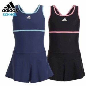 【あす着】(パケット便送料無料)adidas アディダス キッズ K BOS スクール スイムドレス スクール水着 ジュニア/ガールズ AJP-28084