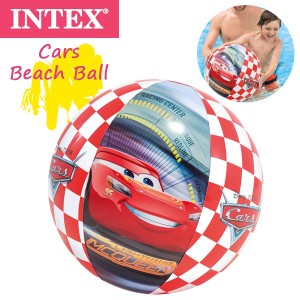 INTEX(インテックス) ビーチボール カーズ CARS 水遊び プール 58053(パケット便送料無料)