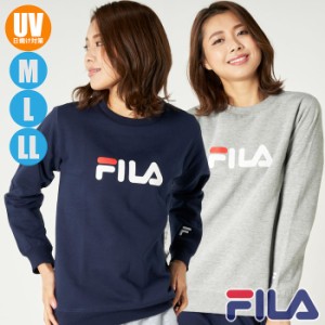 あす着(パケット便送料無料)FILA フィラ レディース 裏起毛スウエットトップス トレーナー アウトドア/スポーツ/フィットネスウェア 440-