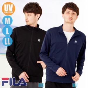 あす着(パケット便送料無料)FILA フィラ メンズ ジャージ スタンドジャケット UVラッシュガード フィットネス/アウトドアウェア 447-350