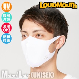 あす着(パケット便送料無料)LOUDMOUTH ラウドマウス マスク M/Lサイズ フェイスカバー LOUD MASK 990-703 999:White（ホワイト）