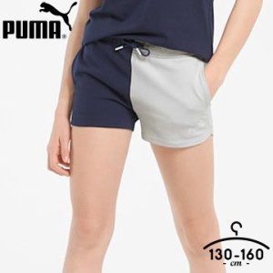 プーマ ショートパンツ キッズ 女の子 ジュニア 短パン スポーツ 運動 ブランド 130cm 140cm 150cm 160cm 子供服 PUMA 体操服 ハイウエス