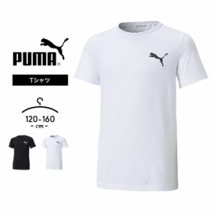 【sale】プーマ 半袖 Tシャツ 男の子 キッズ ジュニア 子供用 春夏 おしゃれ puma 120cm 130cm 140cm 150cm 160cm トップス カットソー 