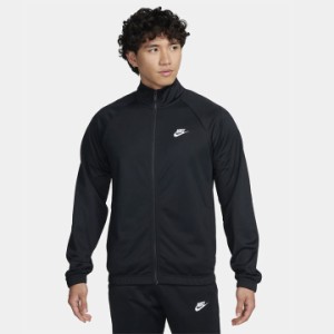 【sale】ナイキ ジャージ上下 メンズ 大きいサイズ トラックスーツ 無地 NIKE スポーツウェア 上下 セットアップ 黒 ブラック S M L XL 2