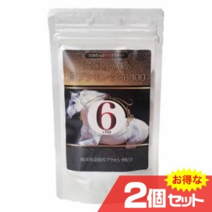 純国産高級馬プラセンタ36000 約6ヵ月分 2個セット サプリメント スキンケア 胎盤エキスm〔mr-1641-2〕