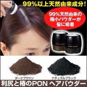 利尻と椿のPONヘアパウダー ヘアケア 白髪隠し ボリュームアップ 薄毛 天然由来〔mr-2260〕