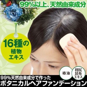 99%天然由来成分で作ったボタニカルファンデーション 白髪 薄毛 生え際 カバー ウォータープルーフ〔mr-2323〕