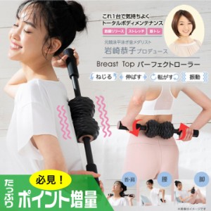 (特典あり) ポイント増量 岩崎恭子プロデュース Breast Top パーフェクトローラー BTPR-10 正規品 ストレッチ 筋トレ 軽量 振動 転がす 