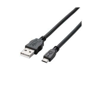 ELECOM TB-AMB2A08BK ブラック [USB2.0ケーブル A-microUSB 0.8m]