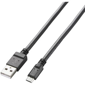 ELECOM MPA-AMB2U08BK [2A対応microUSBケーブル]