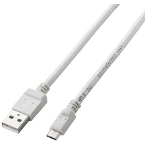 ELECOM MPA-AMB2U12WH [2A対応microUSBケーブル]