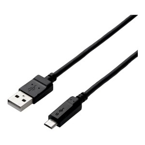 ELECOM MPA-AMB2U15BK microUSBケーブル 2A出力 スタンダード 通信・充電 1.5m ブラック