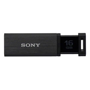 SONY USM16GQX B ブラック ポケットビットUSM-QX [ノックスライド方式USBメモリー 16GB(USB3.0対応)] メーカー直送