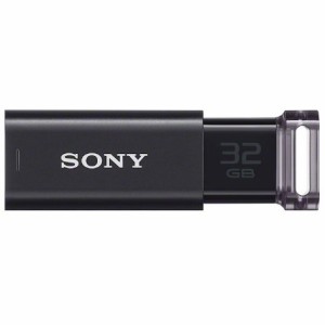 SONY USM32GU (B) ブラック ポケットビット [USBメモリー 32GB]