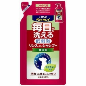 ライオン PK毎日洗えるリンスインSP犬用替400ml