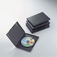 ELECOM CCD-DVD02BK ブラック [DVDトールケース(1枚収納・5枚セット・標準タイプ)]