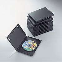 ELECOM CCD-DVD03BK ブラック [DVDトールケース(1枚収納・10枚セット・標準タイプ)]