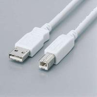 ELECOM USB2-FS15 ホワイト [USBケーブル(1.5m)(フェライト内蔵)]