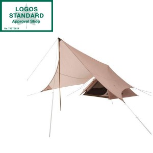 ロゴス テント LOGOS Tradcanvas Tepee&タープ350-BB No.71805559 アウトドア キャンプ ソロ デュオ ファミリー ワンポール